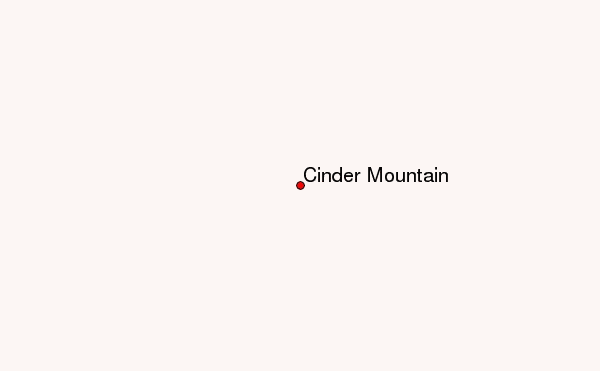 Cinder Mountain Location Map