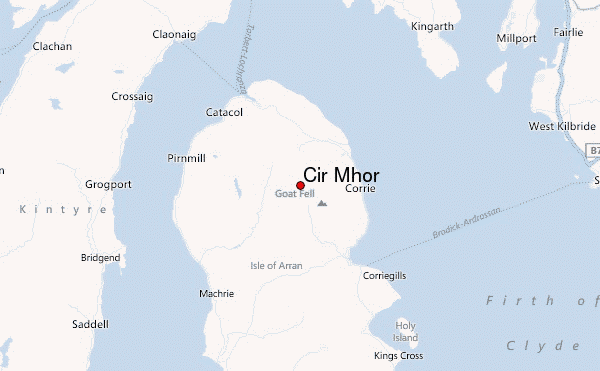 Cìr Mhòr Location Map