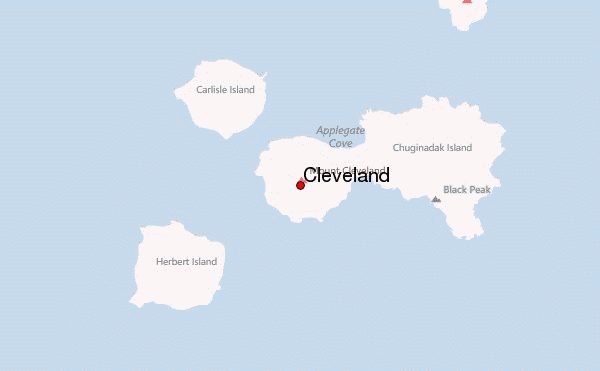 Cleveland Location Map