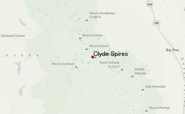 Clyde Spires Location Map