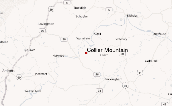 Collier Mountain Location Map