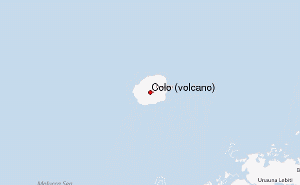 Colo (volcano) Location Map