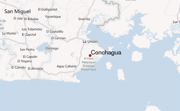 Conchagua Location Map
