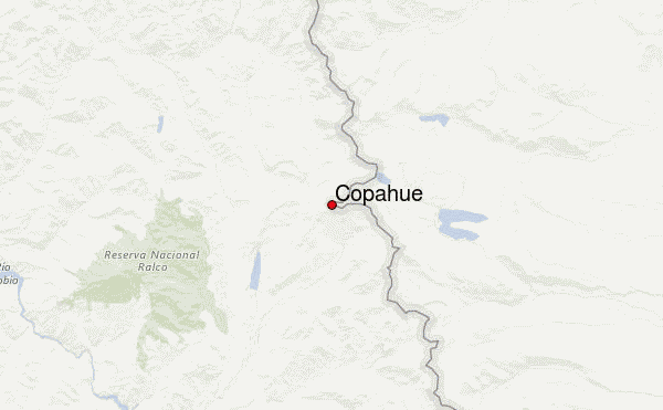 Copahue Location Map