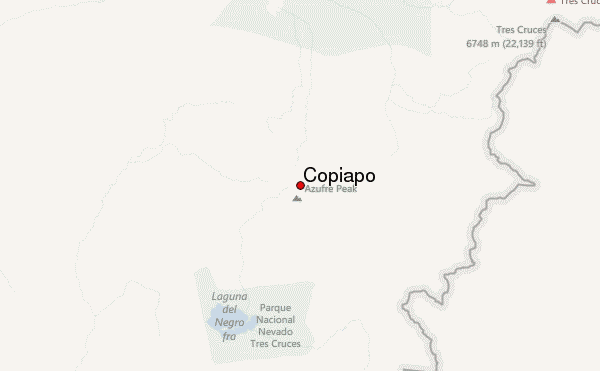 Copiapo Location Map