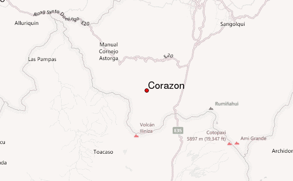 Corazon Location Map