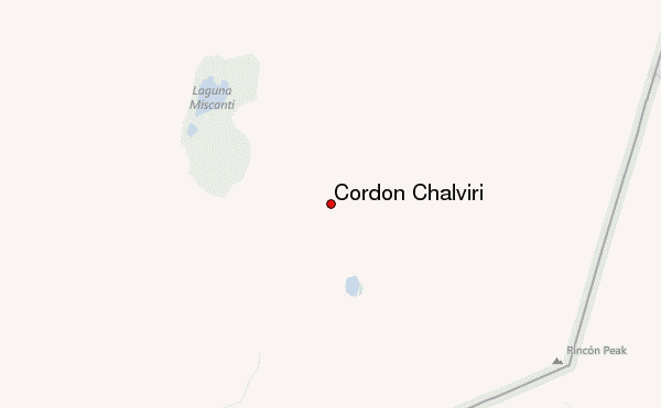 Cordon Chalviri Location Map