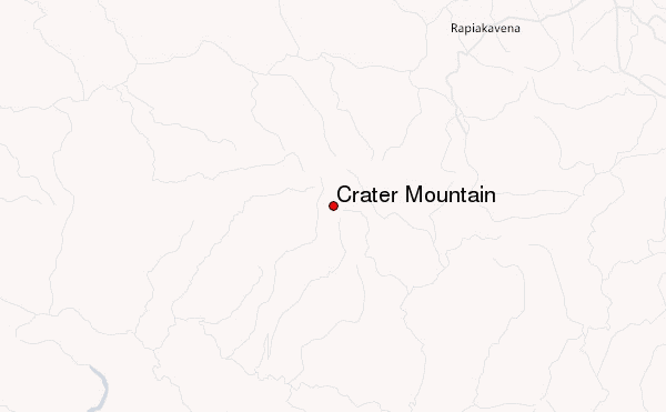 Crater Mountain Location Map