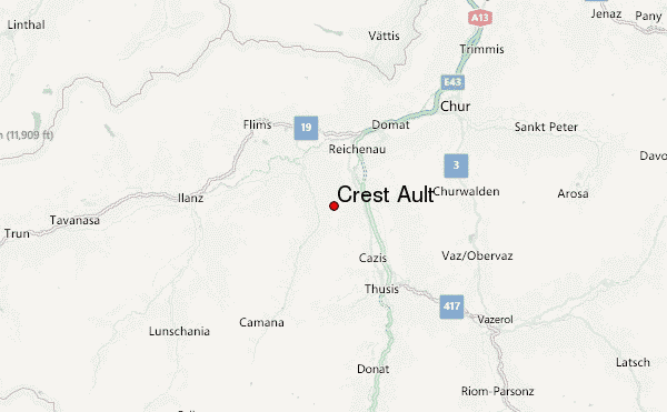 Crest Ault Location Map