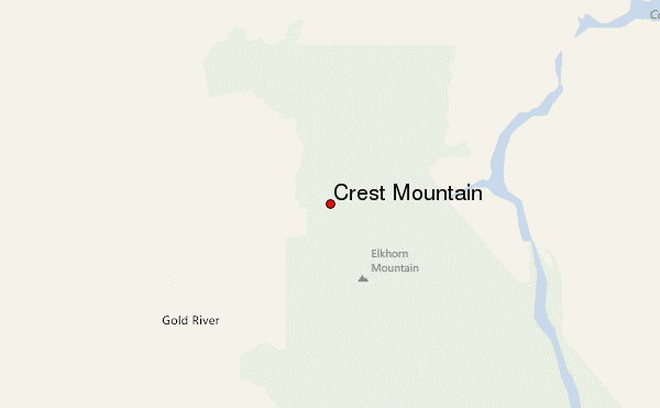 Crest Mountain Location Map