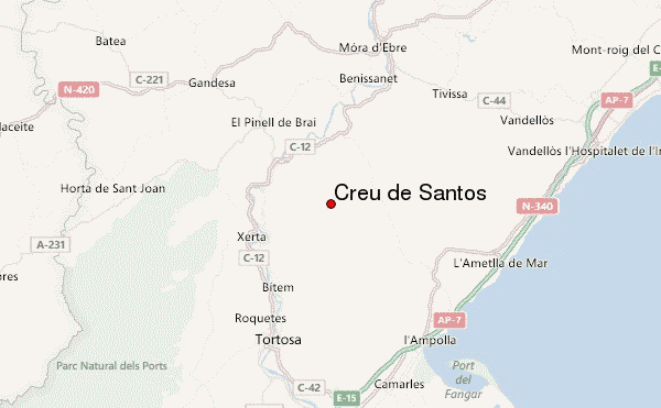 Creu de Santos Location Map