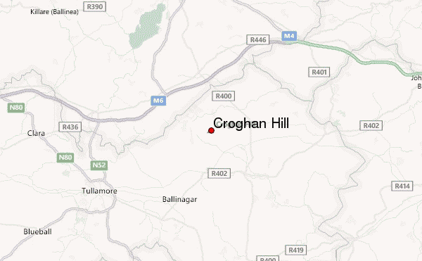 Croghan Hill Location Map