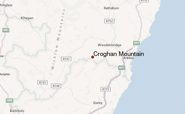 Croghan Mountain Location Map