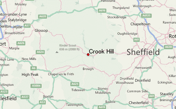 Crook Hill Location Map