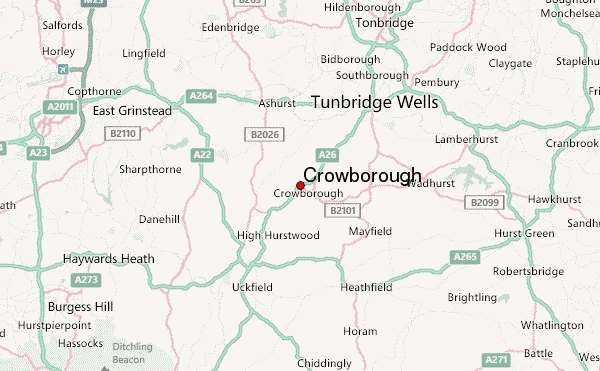 Crowborough Location Map