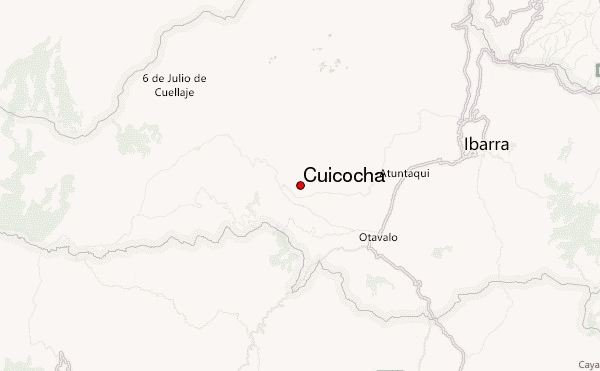 Cuicocha Location Map