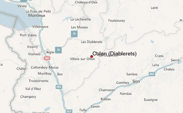 Culan (Diablerets) Location Map