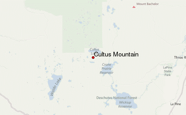 Cultus Mountain Location Map