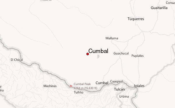 Cumbal Location Map
