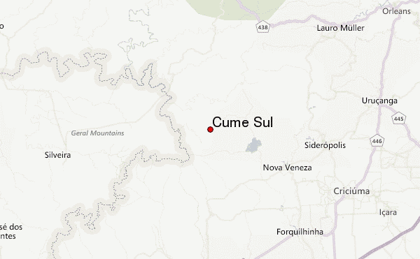 Cume Sul Location Map