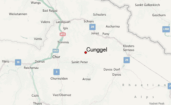 Cunggel Location Map