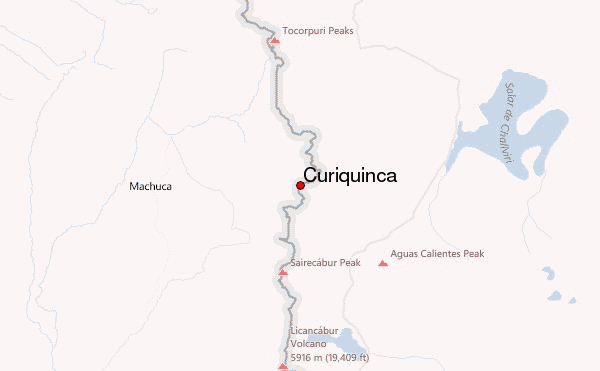 Curiquinca Location Map