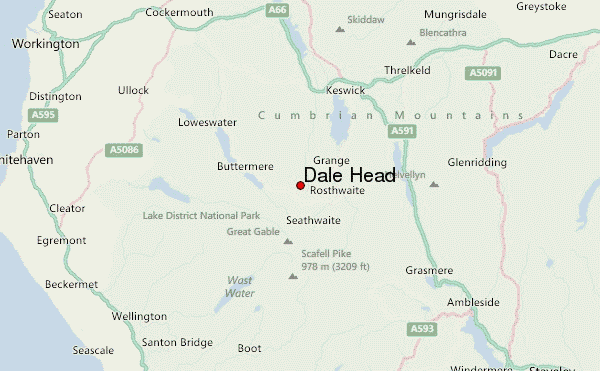 Dale Head Location Map
