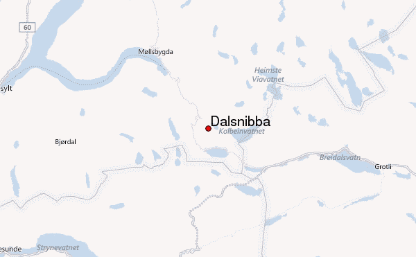 Dalsnibba Location Map