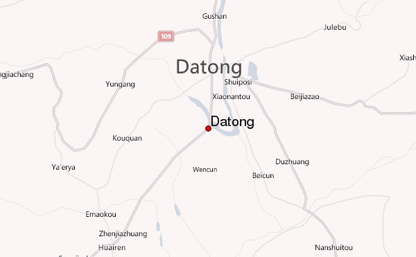 Datong Location Map