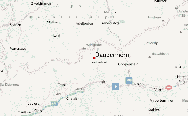 Daubenhorn Location Map