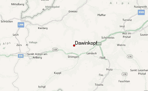 Dawinkopf Location Map