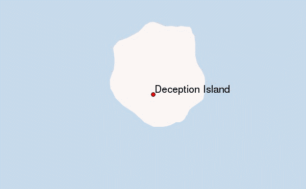 Deception Island Location Map