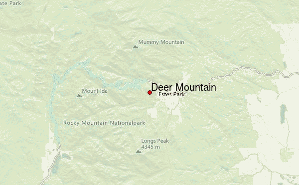 Deer Mountain Location Map