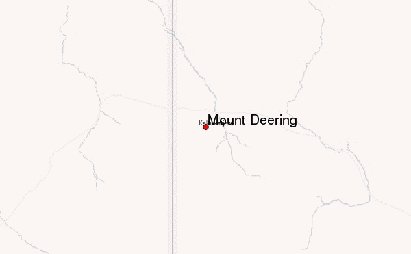 Mount Deering Location Map