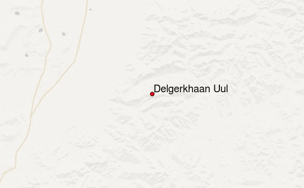 Delgerkhaan Uul Location Map