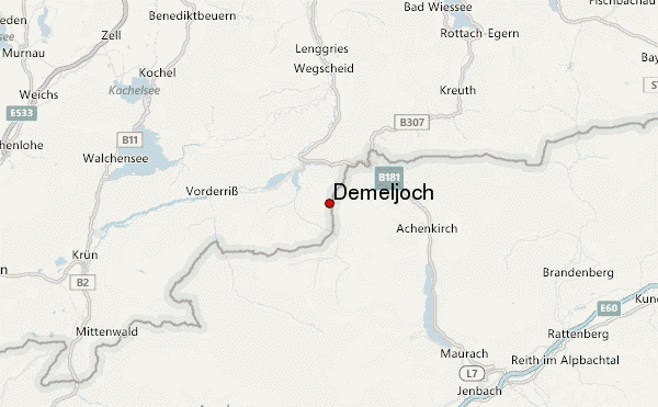 Demeljoch Location Map