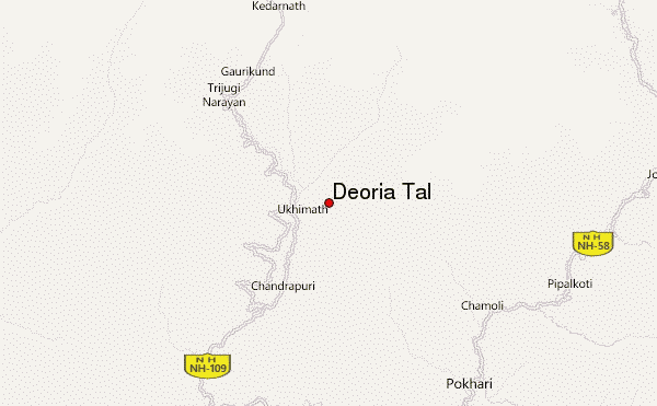 Deoria Tal Location Map