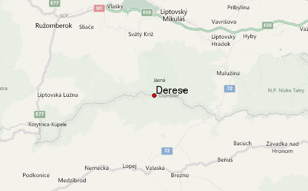 Derese Location Map