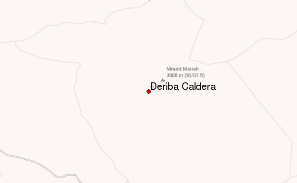 Deriba Caldera Location Map
