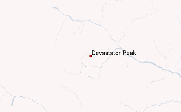 Devastator Peak Location Map
