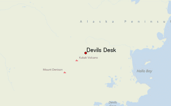 Devils Desk Location Map