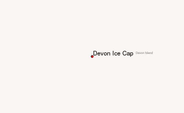 Devon Ice Cap Location Map