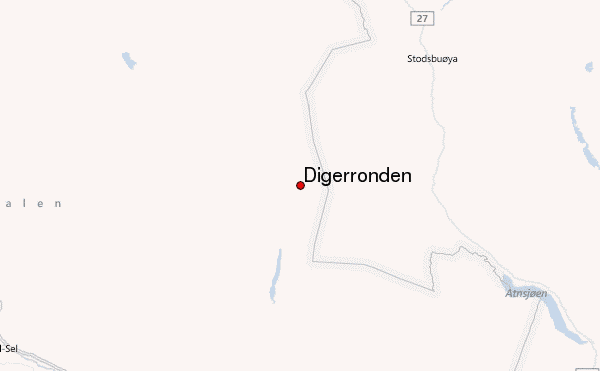 Digerronden Location Map