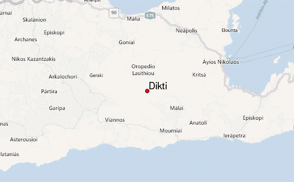 Dikti Location Map