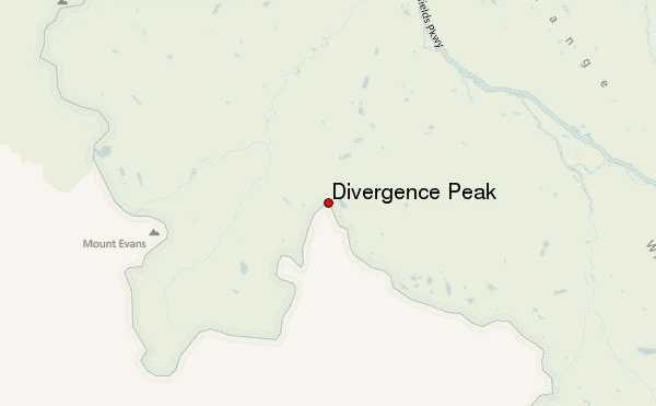 Divergence Peak Location Map