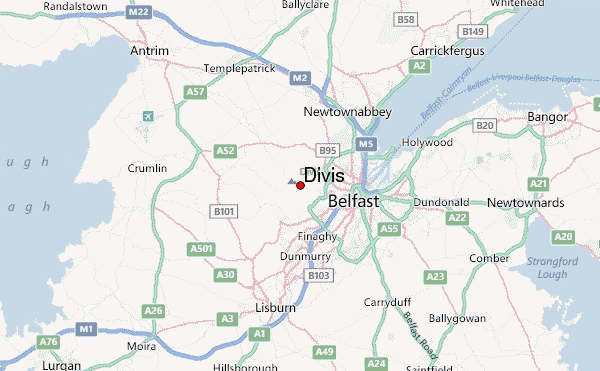 Divis Location Map