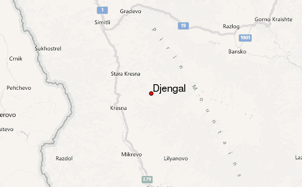 Djengal Location Map