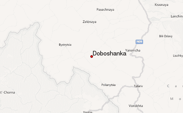 Doboshanka Location Map