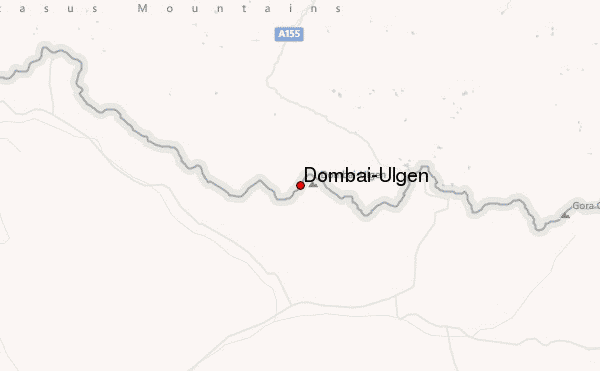 Dombai-Ulgen Location Map