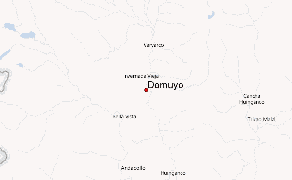 Domuyo Location Map